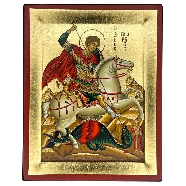 Saint George Silk Screen Icon