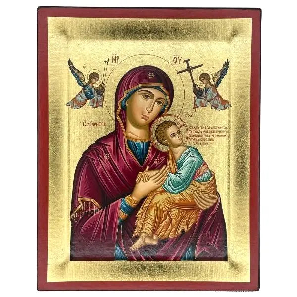 Virgin Mary of Passion Silk Screen Icon
