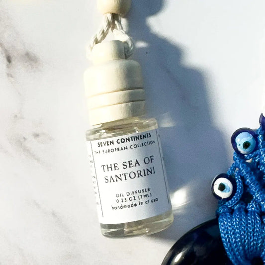 The Sea Of Santorini Mini Car Diffuser 🚙