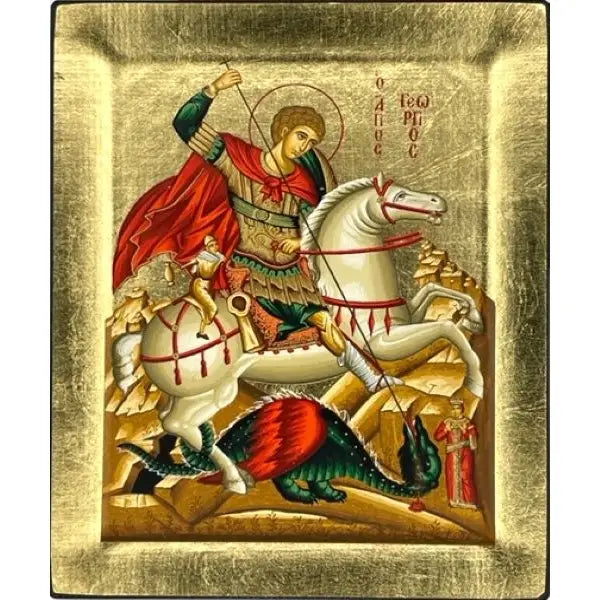 Saint George Silk Screen Icon