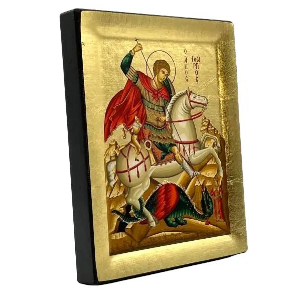 Saint George Silk Screen Icon