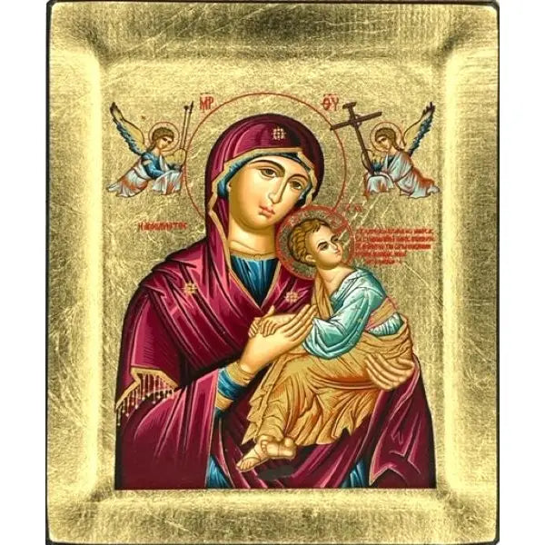 Virgin Mary of Passion Silk Screen Icon